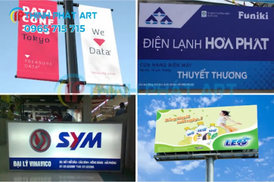 Mẫu bảng hiệu quảng cáo Quảng Trị đơn giản – chi phí hợp lý