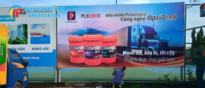 Đội ngũ kỹ thuật thi công quảng cáo Quảng Trị nhanh gọn, đảm bảo an toàn và thẩm mỹ.