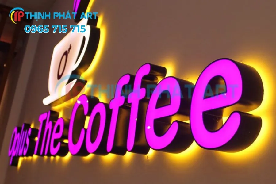 Tổng hợp mẫu biển quảng cáo chữ nổi 2025