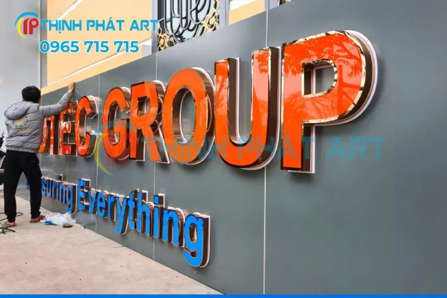 Biển quảng cáo chữ nổi giá rẻ tại miền Trung