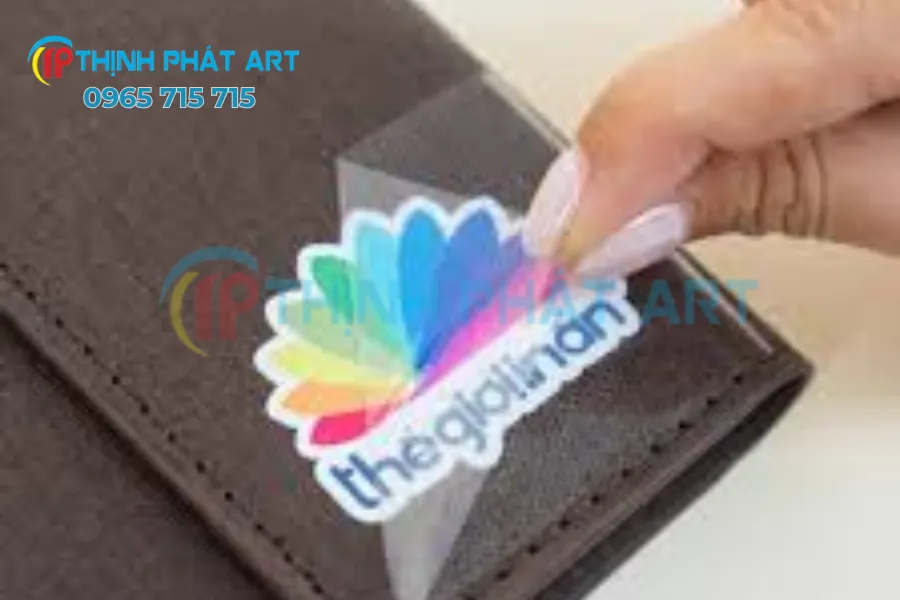 Mẫu tem nhãn in ấn sắc nét, bền màu