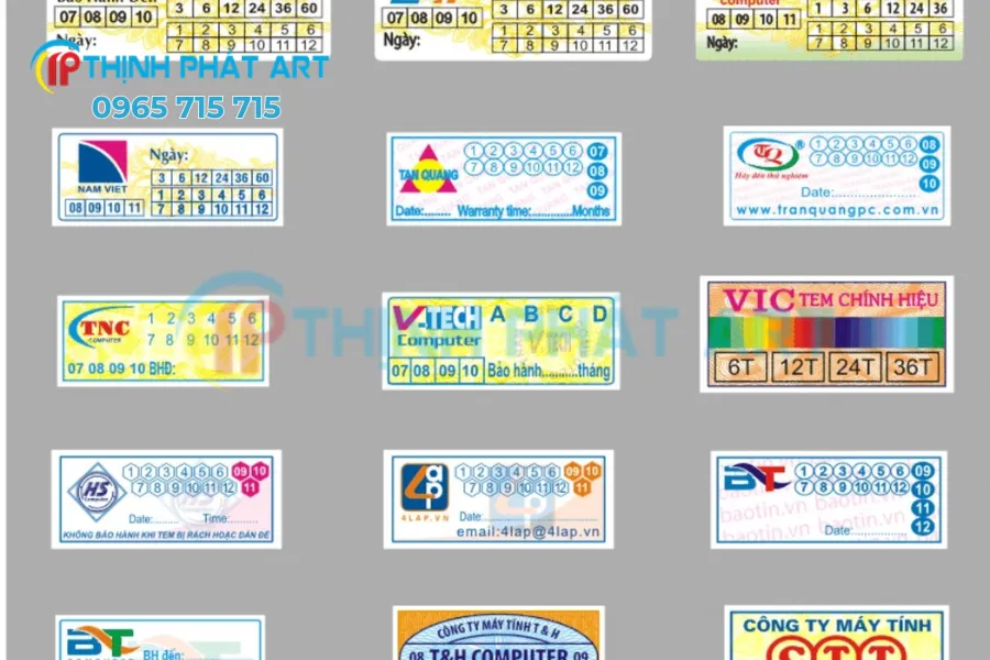 Bộ Sưu Tập Mẫu Tem Nhãn Đẹp – Sáng Tạo Cho Mọi Sản Phẩm