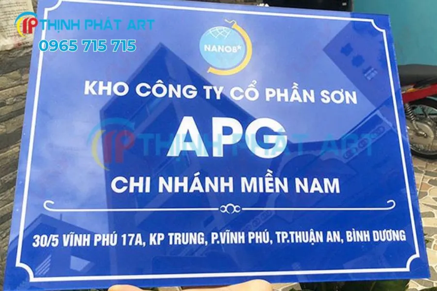 Làm biển hiệu công ty theo yêu cầu tại Quảng Trị