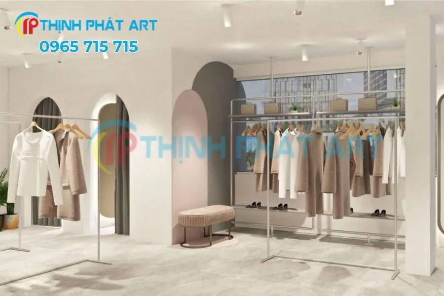 Dịch Vụ Thiết Kế Thi Công Nội Thất Cửa Hàng Trọn Gói Tại Quảng Trị 21 Toàn cảnh không gian cửa hàng sau khi hoàn thiện thi công nội thất