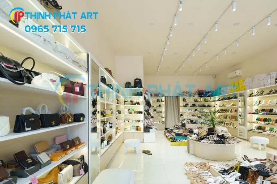 Dịch Vụ Thiết Kế Thi Công Nội Thất Cửa Hàng Trọn Gói Tại Quảng Trị 23 Nội thất showroom cao cấp được thi công tại Quảng Trị