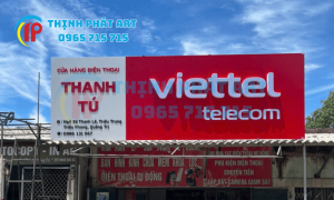 Dịch vụ thi công bảng hiệu Viettel tại Quảng Trị