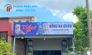 Thi công bảng hiệu cửa hàng bán lẻ Heineken tại Hà Tĩnh | Thịnh Phát Art 9 Lắp đặt bảng hiệu Heineken Hà Tĩnh