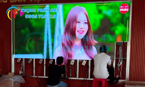 Lắp đặt màn hình LED Quảng Trị trong nhà cho showroom