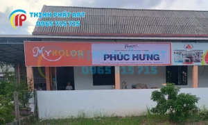 Lắp đặt bảng hiệu các cửa hàng Sơn 4 Oranges tại Quảng Trị