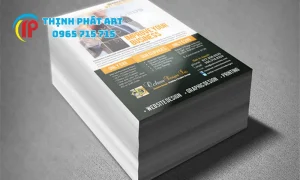 In tờ rơi số lượng lớn cho chiến dịch quảng cáo tại Quảng Trị