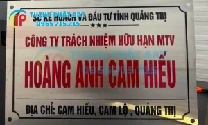 Bộ sưu tập các mẫu biển số nhà đẹp tại Quảng Trị.