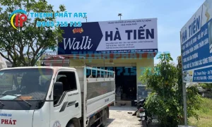 Bảng hiệu Sơn 4 Oranges nổi bật tại Quảng Trị