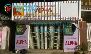Lắp đặt bảng hiệu tại Quảng Trị cho hệ thống phân phối sơn